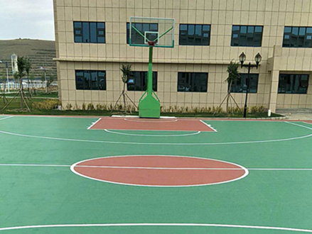 硅PU篮球场