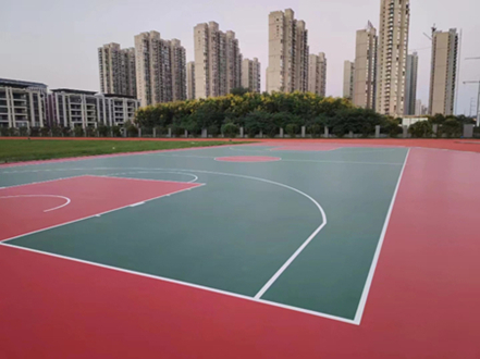 硅PU篮球场