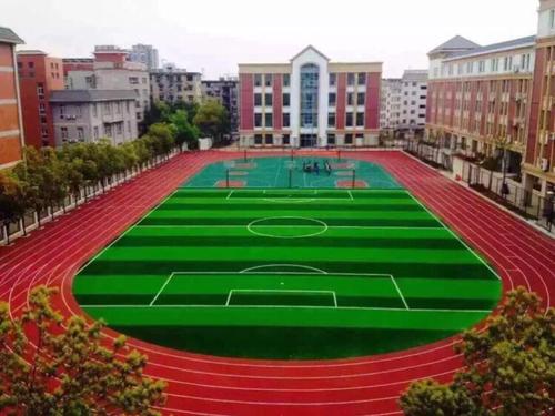 全塑型塑胶跑道